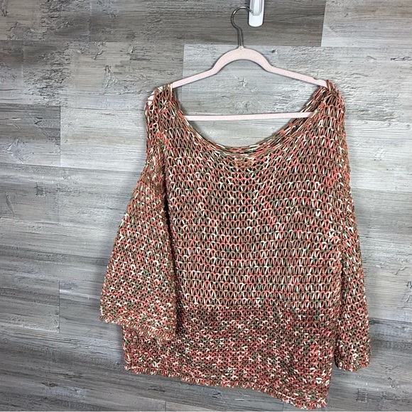 Moth Anthropologie Open Knit Space Dye Sweater - Size XL - Picture 7 of 8